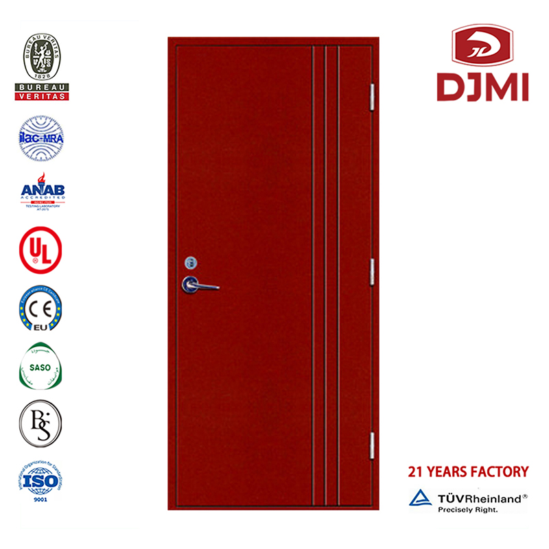 Nieuwe instellingen Ul Fm Certified 2 Hours Resistent Doors Nepal Steel Fire Deur Chinese fabriek voor roestvrij staal Deur met Panic Push Bar High Quality Doulble Met Oem Service Fire Rated Steel Deur