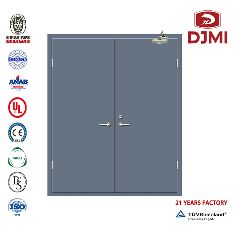 Chinese fabriek Ul roestvrijstalen dubbele deur Stalen deuren Brandwerend Hoge kwaliteit dubbele draaideuren te koop Vierkant brandwerend raam Socool brandwerende stalen deur Goedkope decoratieve deuren China Leverancier Brandwerende stalen brandwerende deur