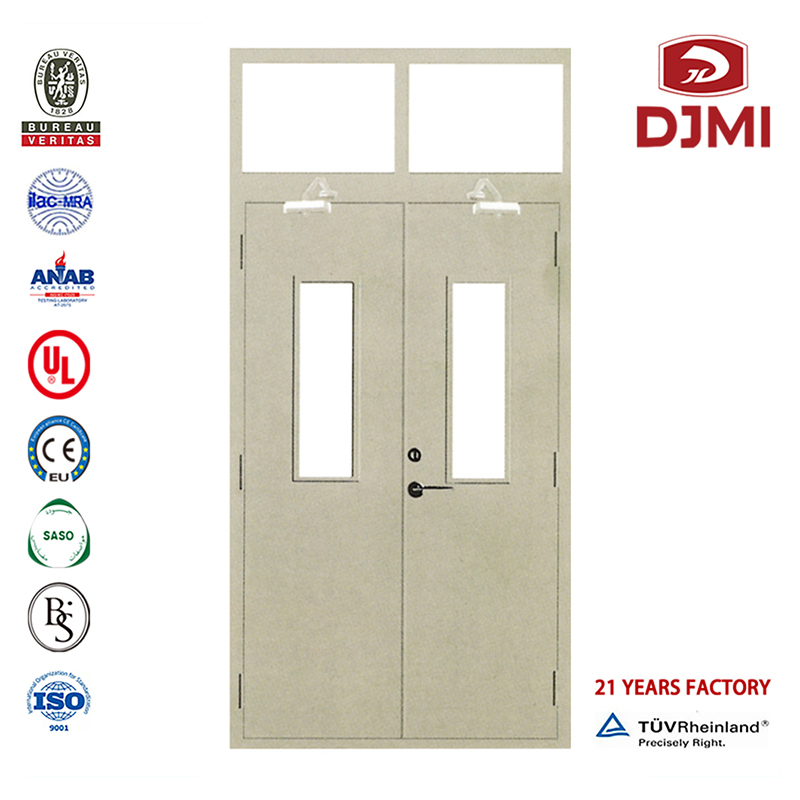 Goedkoop Commercieel Met Etiket Dubbel Blad Fabrieksgewaardeerde Deuren Enkele Brandstalen Deur Aangepaste Folio Zelf Gesloten 90 Minuut Deuren Stalen Brandwerende \/ Bewuste Deur Nieuwe Instellingen De Verkoop Van Dubbele Thermisch Galvinze Stalen Brandwerende Deur