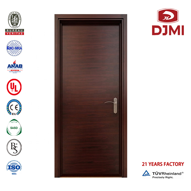 Nieuwe instellingen Fineer enkele deuren Branddeur voor hotel Ziekenhuis School Goedkope 1.5 Rated Ul Hotel Wood Factory Price Fire Door Aangepaste hoteldeuren