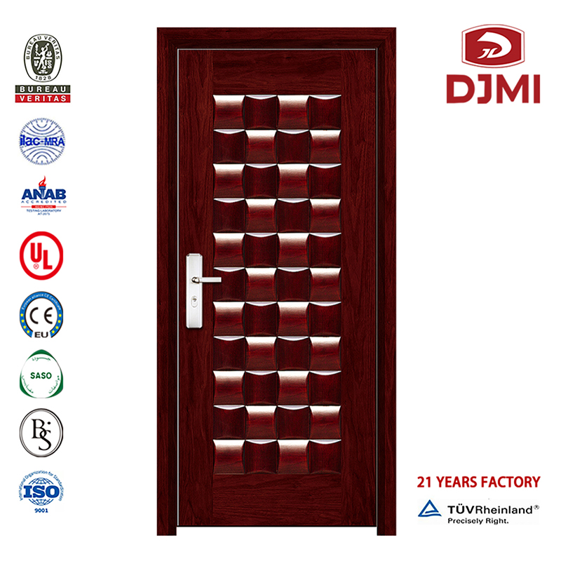 High Quality Turkey Gepantserde buitenste hoofdingang Modern ontwerp vooringestelde deuren Goedkope deuren met gepantserde glas Prettywood Home Deur Solid Wood Gate Design Aangepaste binnenkomst Gepantserde stijl Main massieve houten gewalste deuren