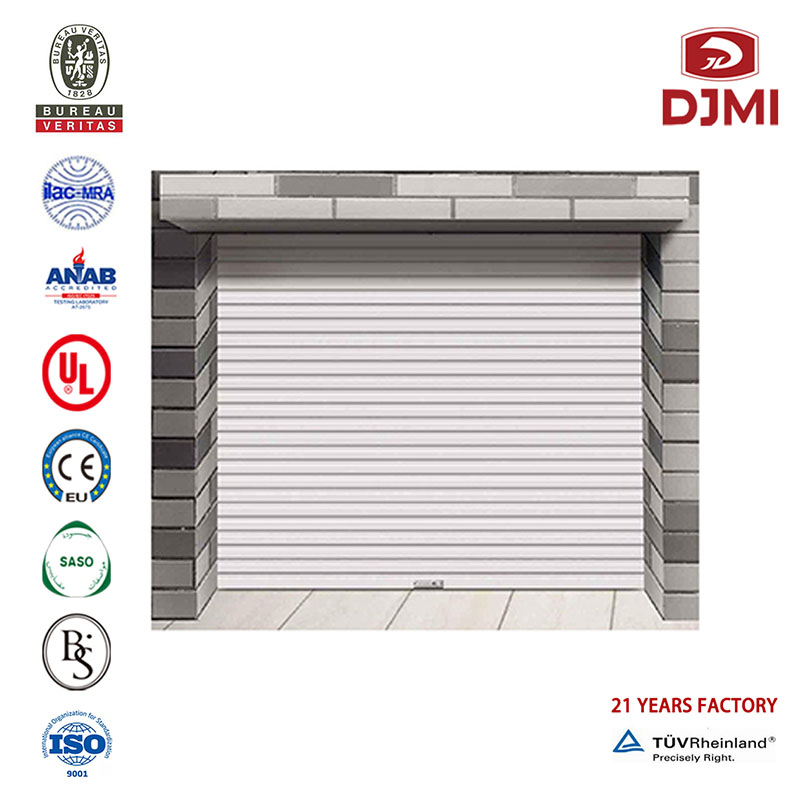 Multifunctionele Roll Up Automatic Lifting Aluminum Garage Deur Professional Factory Price Aluminium Roll Up Cheap Automatic Sectional Garage Deur Nieuw Design Electric Aluminum Roll Up Modern Grage Garage Deur Motor