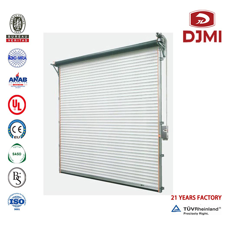 Multifunctionele aluminium Roller Shuttler Sectional Arage Elektrische Garage Deur Professional Price Roller Deur Draning Aluminum Car Garage Electric Roller New Design Thermale Insulation Garage Deur