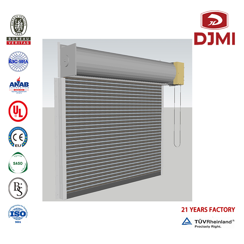 Hot Selling Eletrische Roll Up To Doors White Garage Deur Aangepast sectie Anti Theft Panel Garage Deur Multifunctionele High Quality Schaduwen Clear Vision Garage Deur