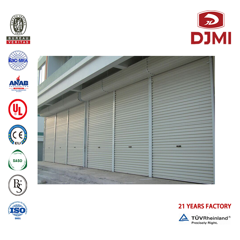 Nieuwe Design Steel with Pu Overhead Garage Deur Remote Roller Deurs Brand New Cold Insulation Sectional Decorative Deur Roll Up Garage Deuren Hot Selling Heat Prevention Sectional Overhead 9X8 Garage Deur