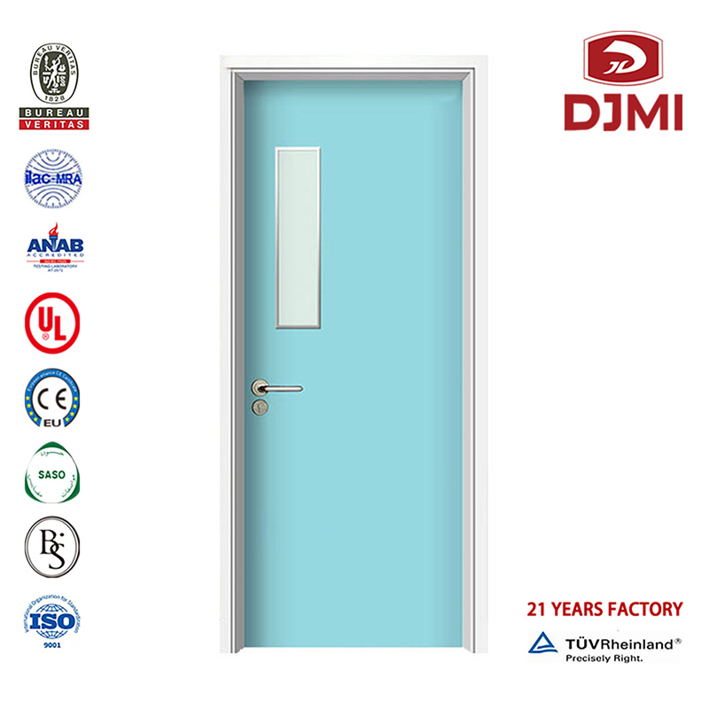 Nieuwe Instellingen Houtdeuren Ontwerpen Vaste China Manufactory Deur Hospital Chinese Factory Clinic Interior Hospital Deur van hoge kwaliteit Hout voor Hospital Aluminium Toilet Deur Prijs akoestische deuren