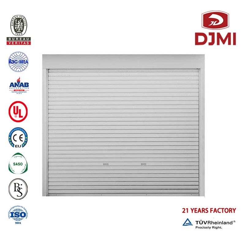 Customize Steel Overhead Deur Sectional Garage Deuren voor verkoop Multifunctionele Automatische Deur Panels Elektrische Garage Deuren Professionele 50 Mm Dictional Overhead Company Garage Deur Insulation